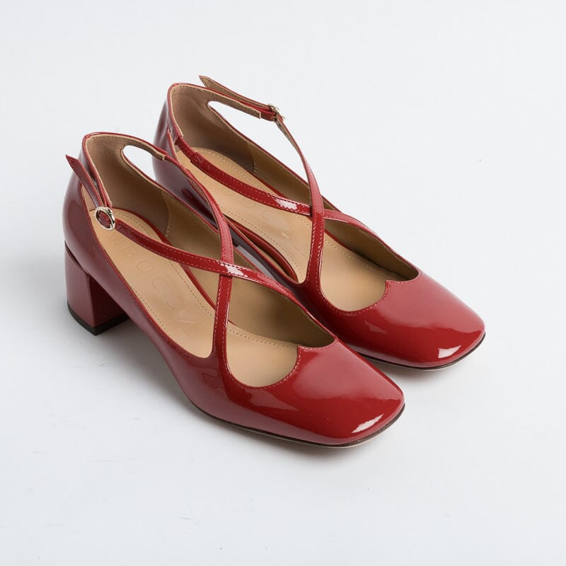 A.BOCCA - Décolleté - 32019 - Vernice Granata Scarpe Donna A.BOCCA