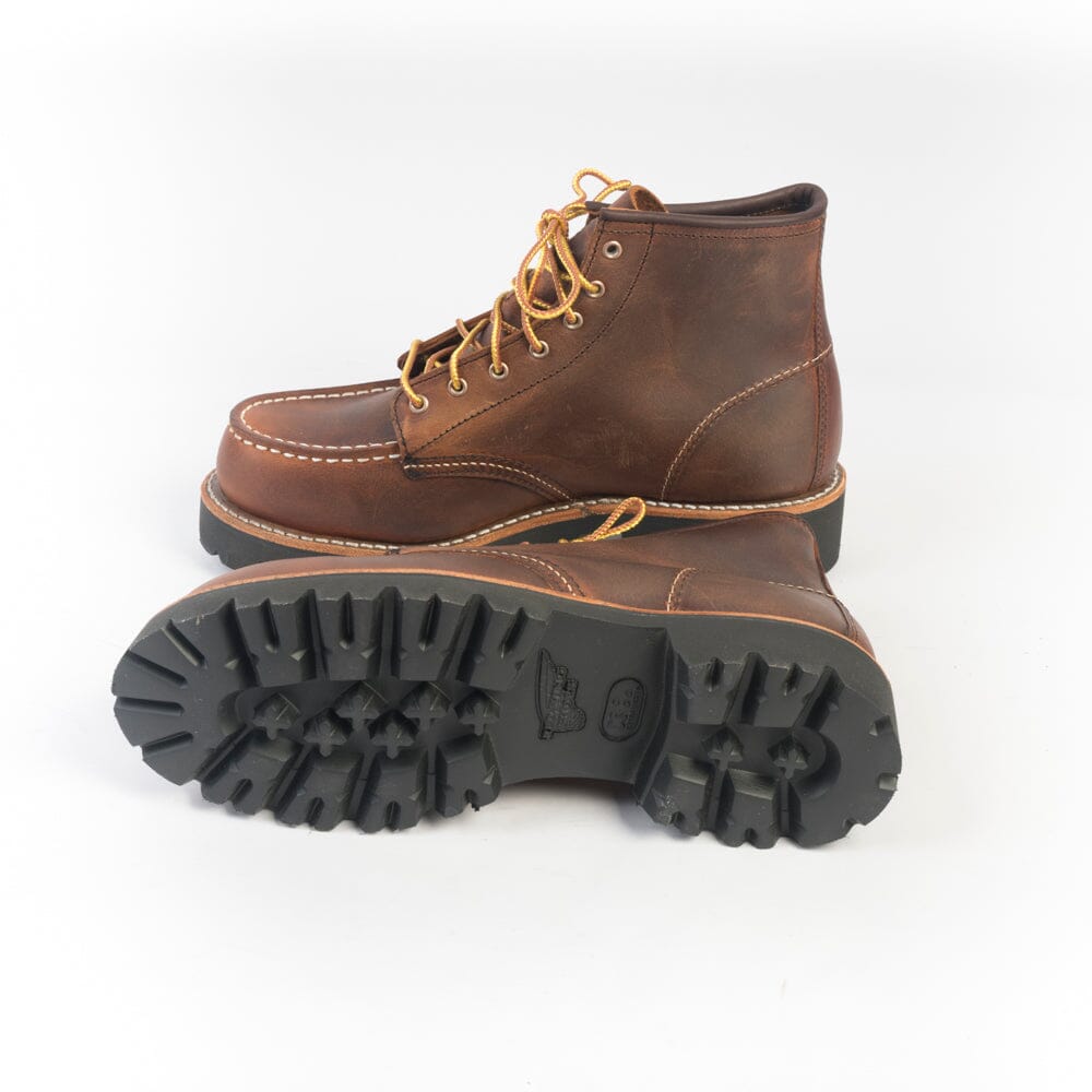 RED WING SHOES - Stivaletto 3498 - Porter Moc Toe - Copper rought & tough Scarpe Donna Red Wing - Collezione Donna