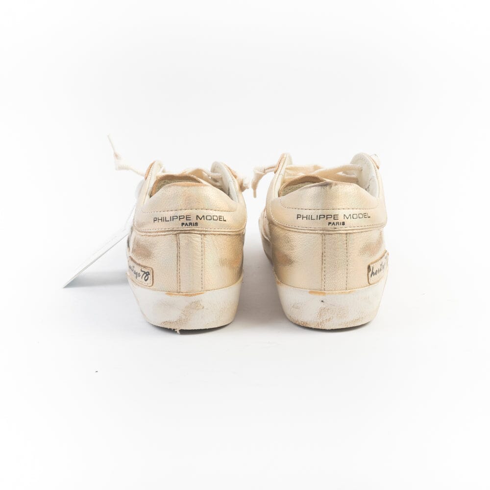 PHILIPPE MODEL - Sneakers - PRLD HM03 - Oro metal Scarpe Donna Philippe Model Paris