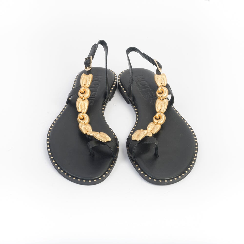 MAKIS KOTRIS - Sandali Bassi infradito 840 - Nero Scarpe Donna MAKIS KOTRIS
