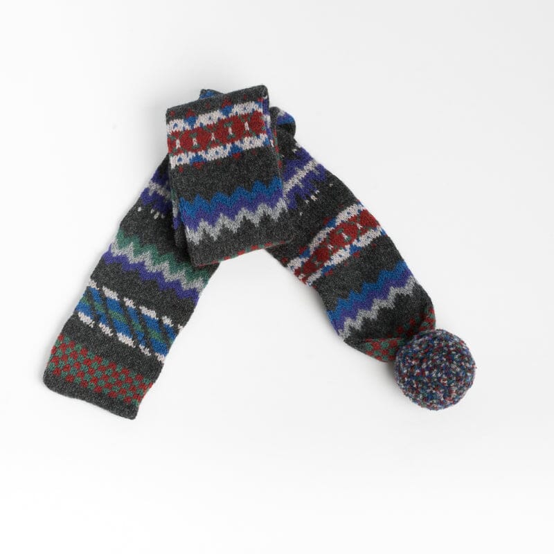 Howling - Sciarpa unisex - PonPon - Charcoal Grigio, rosso, blu Accessori Uomo Cappelletto Shop