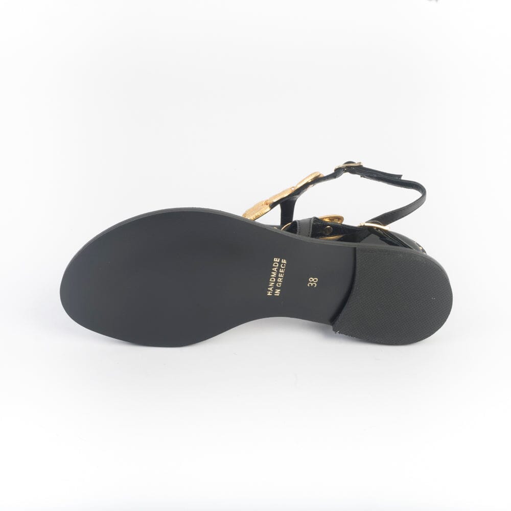 MAKIS KOTRIS - Sandali Bassi infradito 840 - Nero Scarpe Donna MAKIS KOTRIS