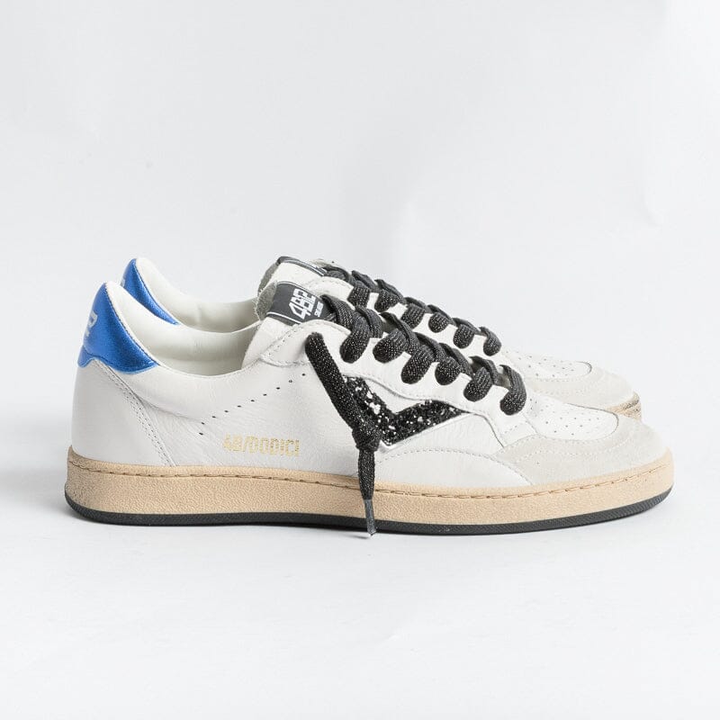 4B12 - Sneakers - Play D134 - Bianco Bluette Scarpe Donna 4B12