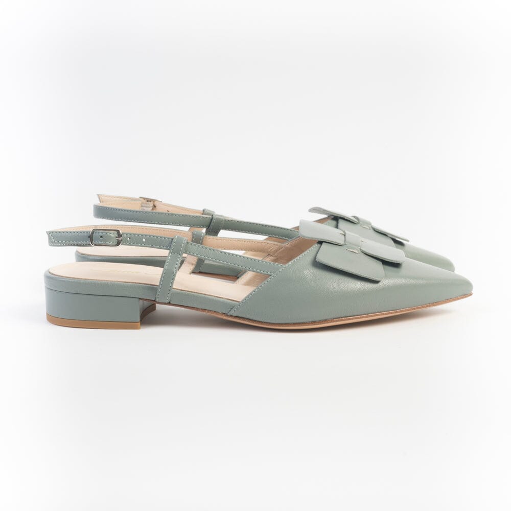 ANNA F. - Sling Back - 1925 - Nappa Salvia Scarpe Donna Anna F.