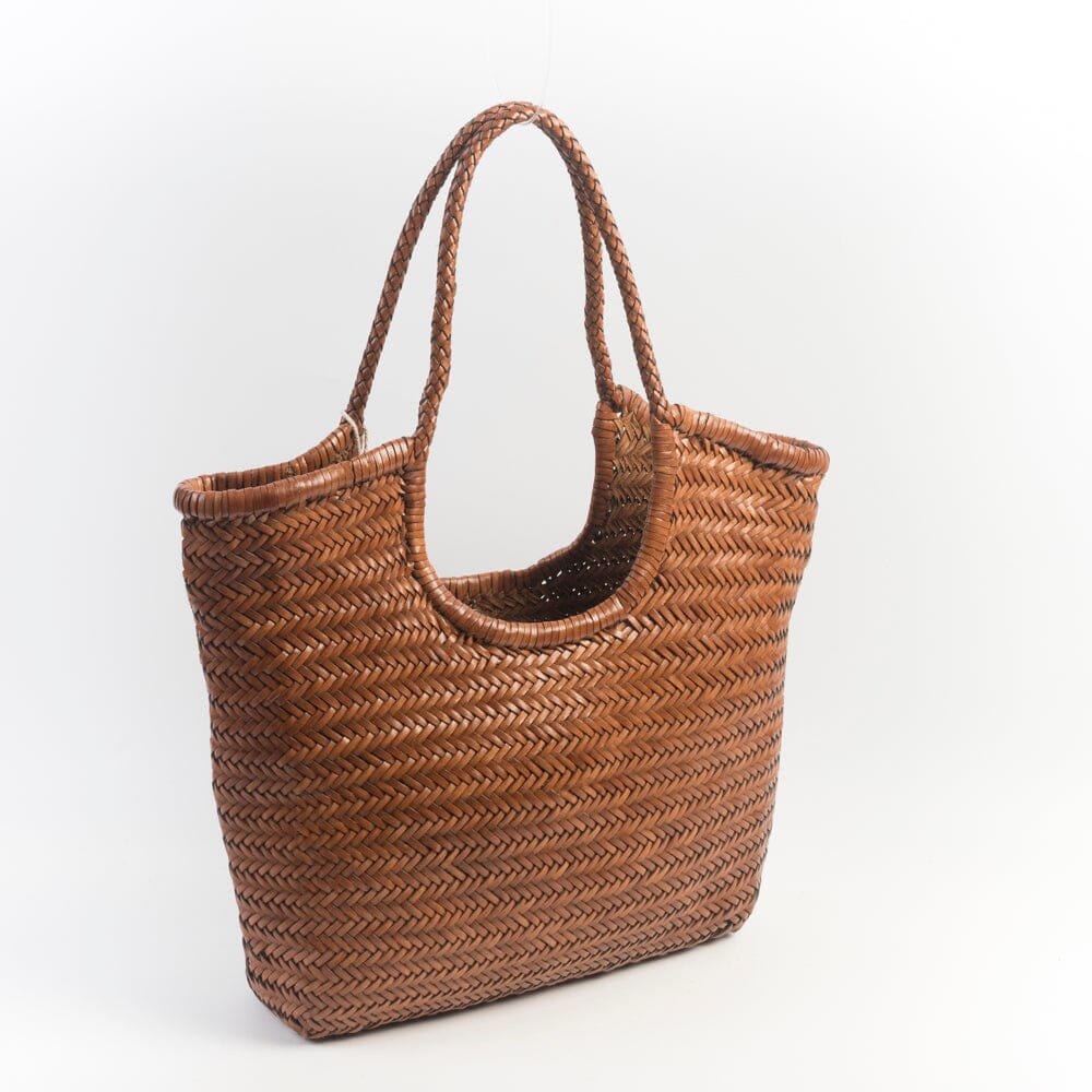 DRAGON - Borsa a spalla - Diagonal 8914 - Tan DRAGON