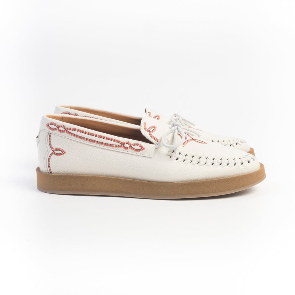 SOCQUE Paris - Mocassini - Totem - Cuir Crema Scarpe Donna SOCQUE Paris