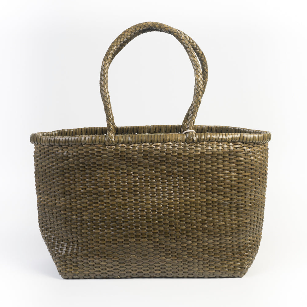 DRAGON DIFFUSION - Woven Bag - B WEAVE BIG - 8805 - Khaki