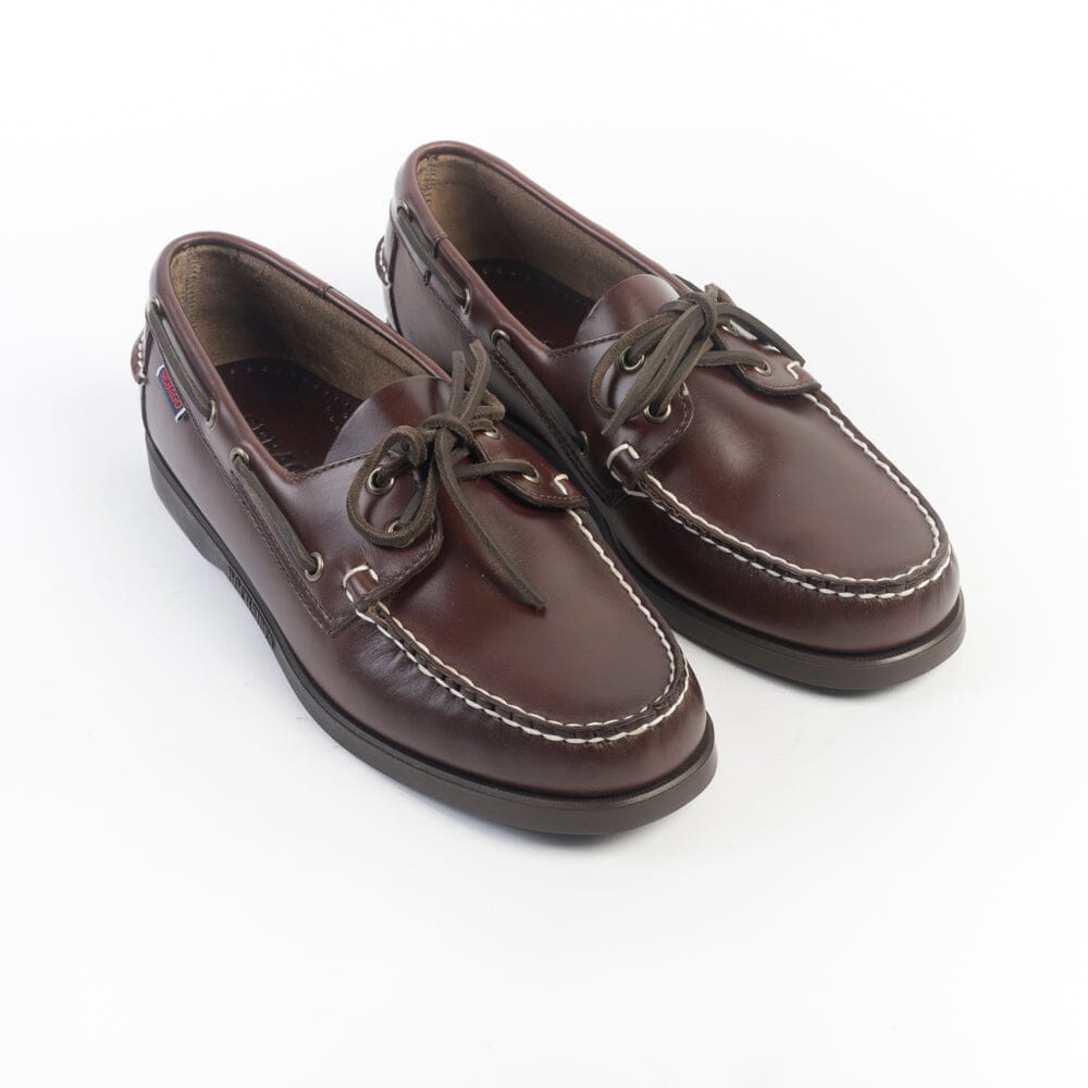 SEBAGO - Docksides Portland Waxed - Scarpa da Barca - 70000G0 - Dark Brown 930 Scarpe Uomo Sebago