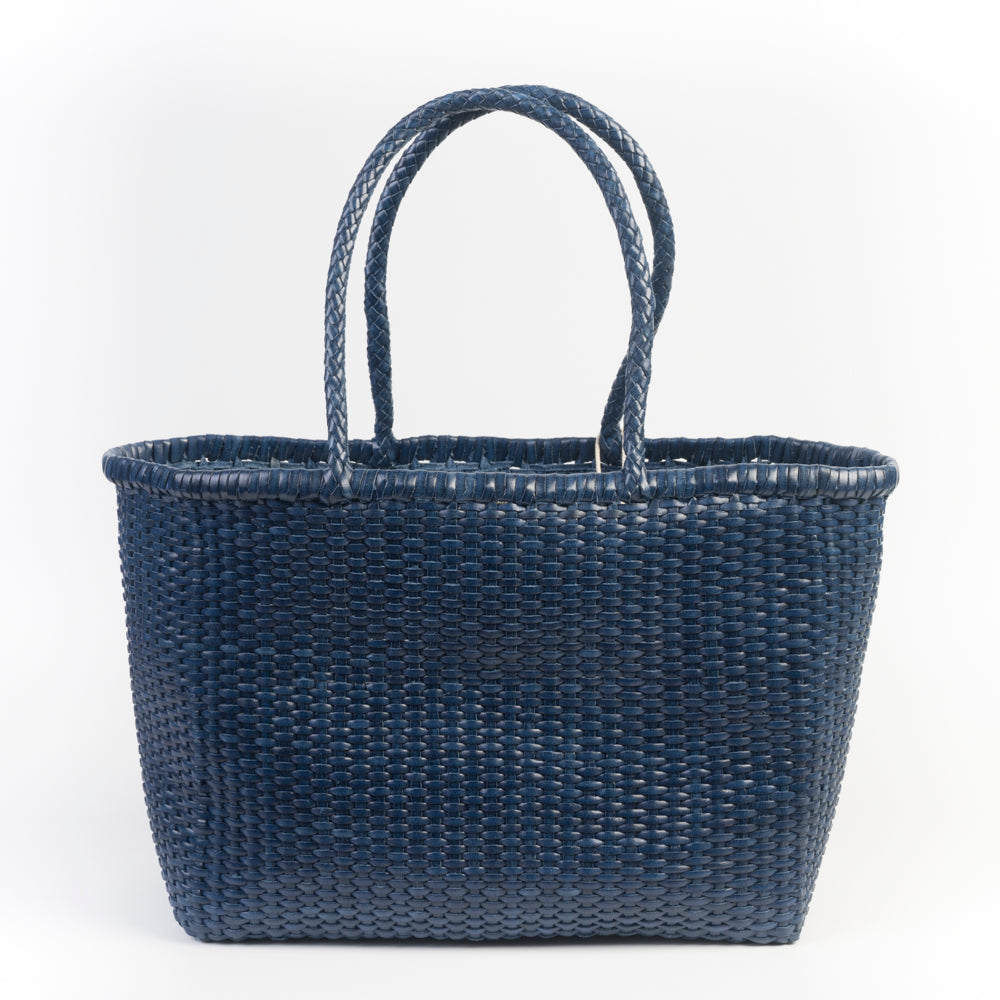 DRAGON DIFFUSION - Borsa intrecciata - B WEAVE BIG - 8805 - Navy