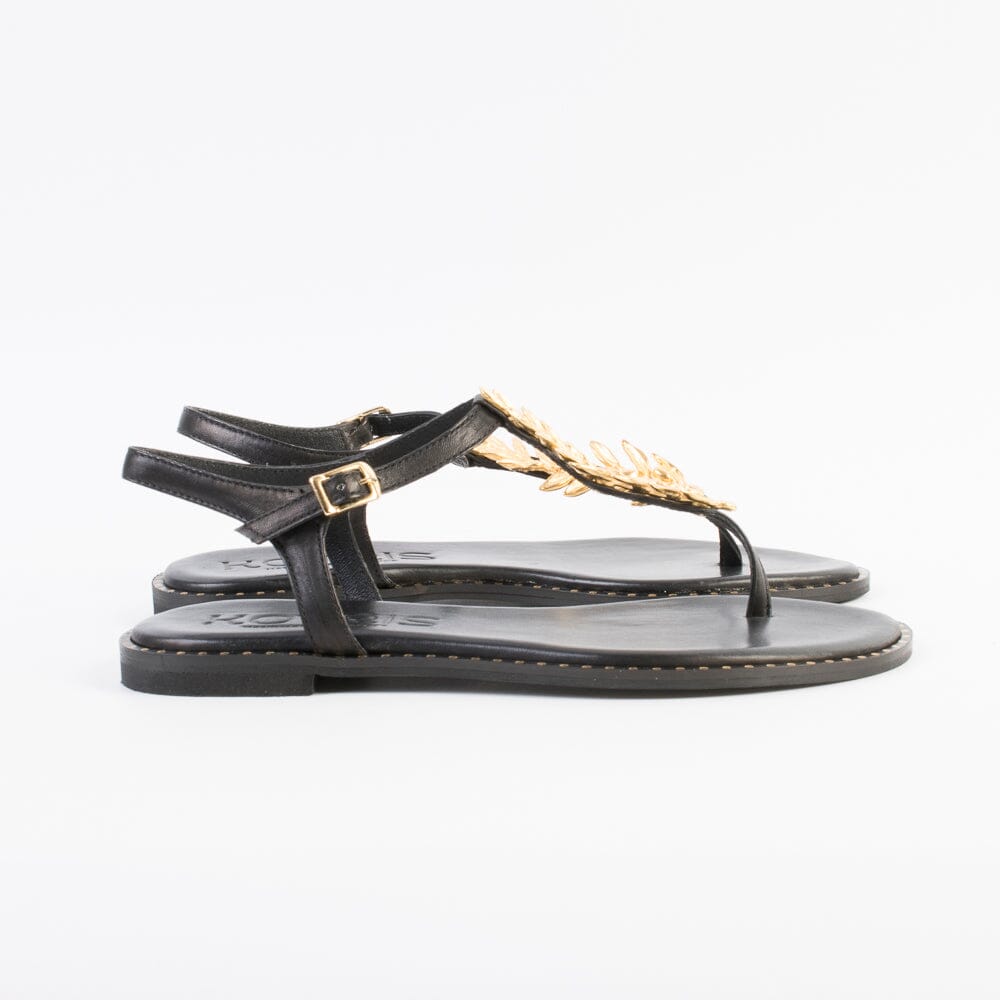 MAKIS KOTRIS - Sandali Bassi infradito K871 - Nero Scarpe Donna MAKIS KOTRIS