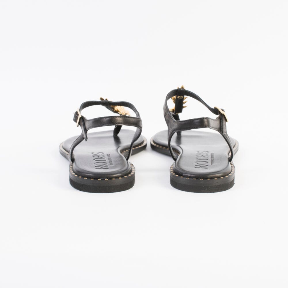 MAKIS KOTRIS - Sandali Bassi infradito K871 - Nero Scarpe Donna MAKIS KOTRIS