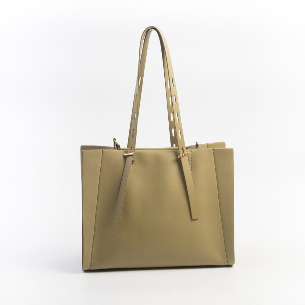 MINOBOSSI - Borsa a spalla - Paulette - Vitello Verde Malva Borse MINOBOSSI