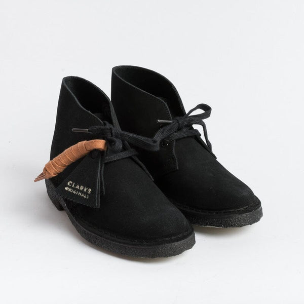 Clarks - Desert Boot - Camoscio Nero Scarpe Donna CLARKS - Collezione Donna