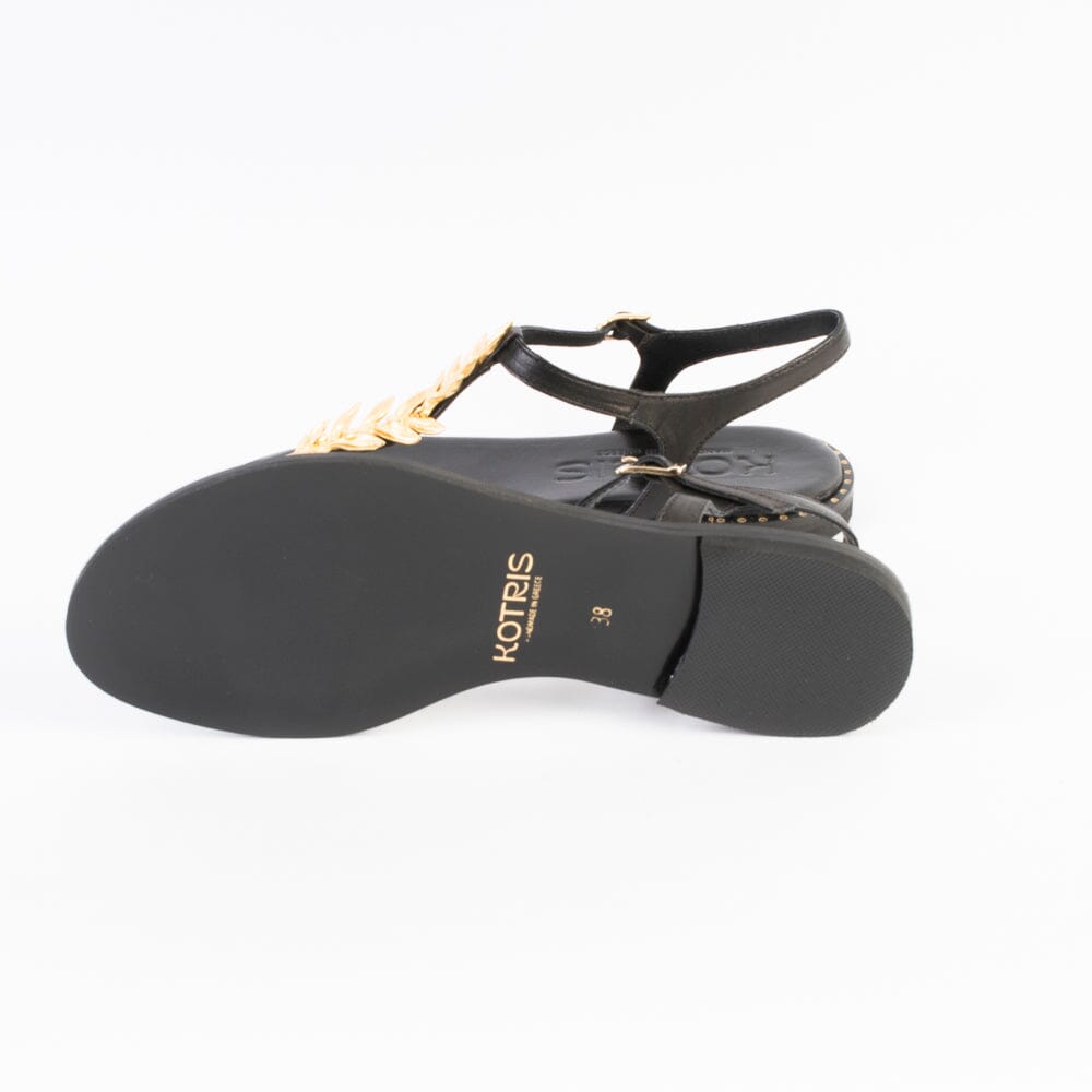 MAKIS KOTRIS - Sandali Bassi infradito K871 - Nero Scarpe Donna MAKIS KOTRIS 