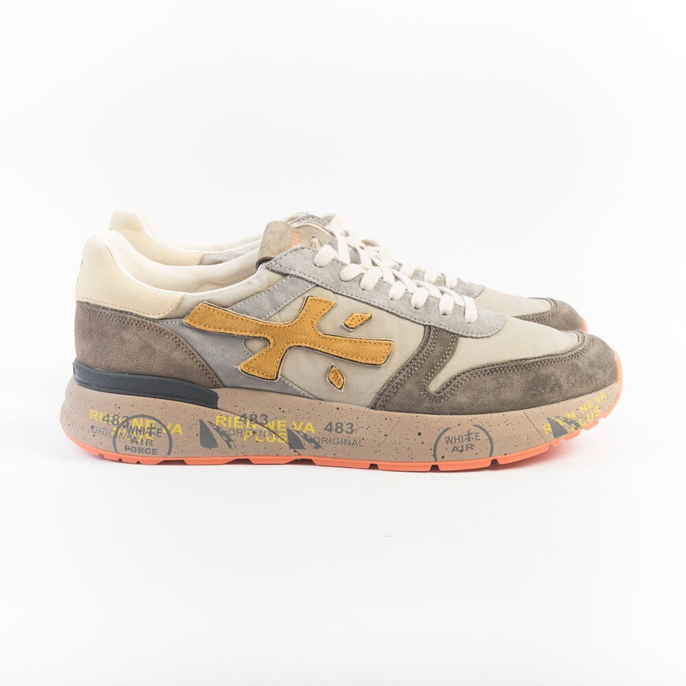 PREMIATA - Sneakers - 7866 - Mick - Beige Giallo Scarpe Uomo Premiata - Collezione Uomo