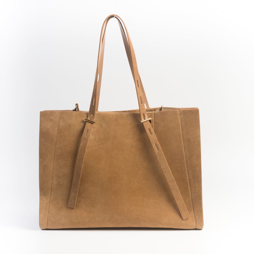 MINOBOSSI - Borsa a spalla - Paula - Camoscio Cuoio Borse MINOBOSSI