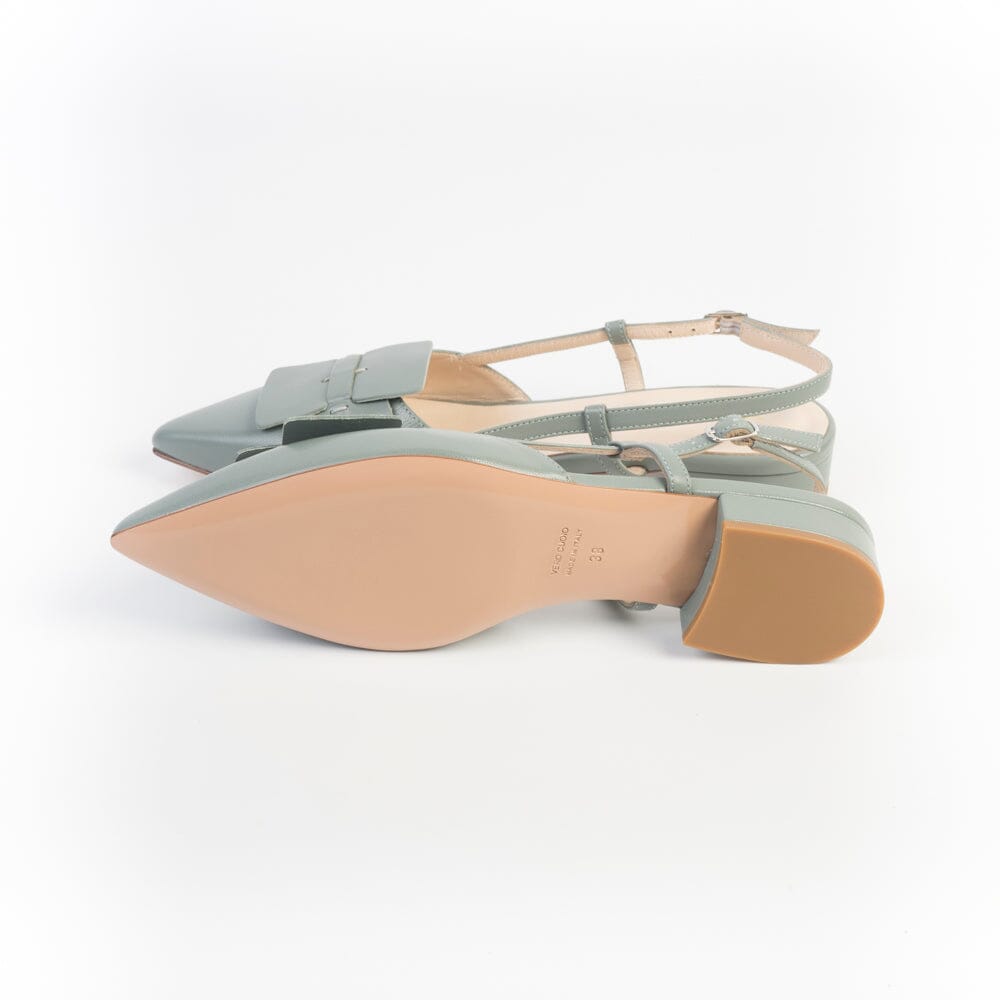 ANNA F. - Sling Back - 1925 - Nappa Salvia Scarpe Donna Anna F.