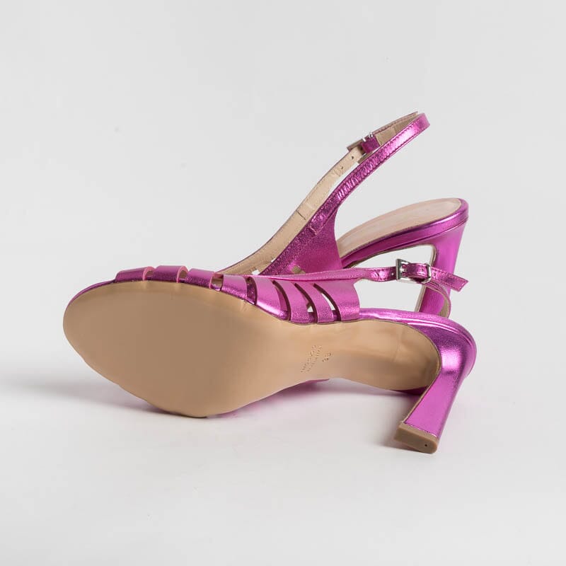 ANNA F. - Sandalo - 3656 - Laminato Fucsia Scarpe Donna Anna F.