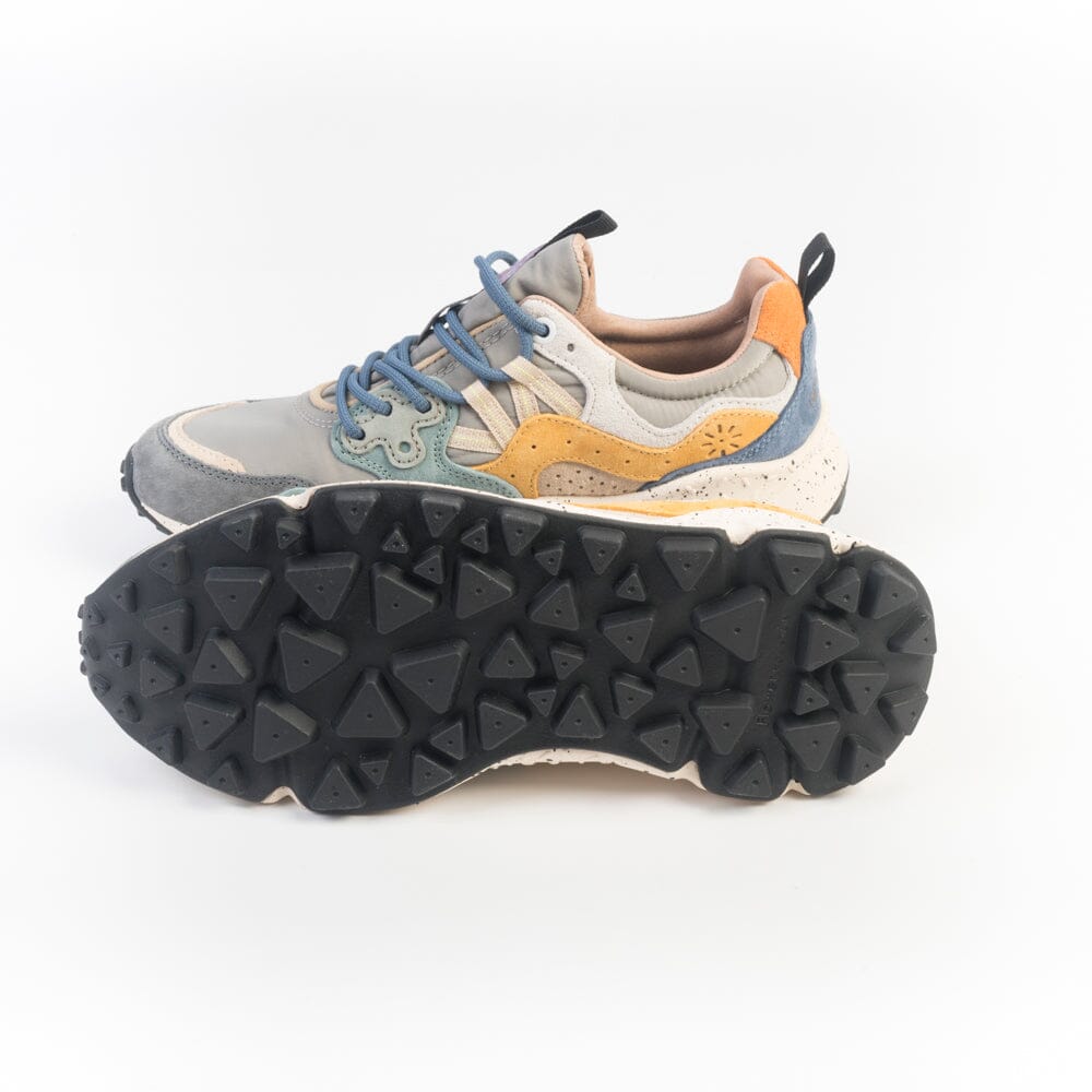 FLOWER MOUNTAIN - Sneakers Yamano3 4D39 - Grigio petrolio zucca Scarpe Donna FLOWER MOUNTAIN