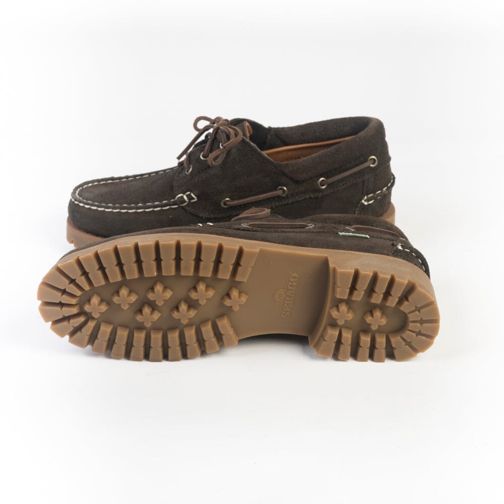 SEBAGO - Allacciata - Acadia 74114CW - Suede waxed dark brown Scarpe Uomo SEBAGO - Collezione Uomo