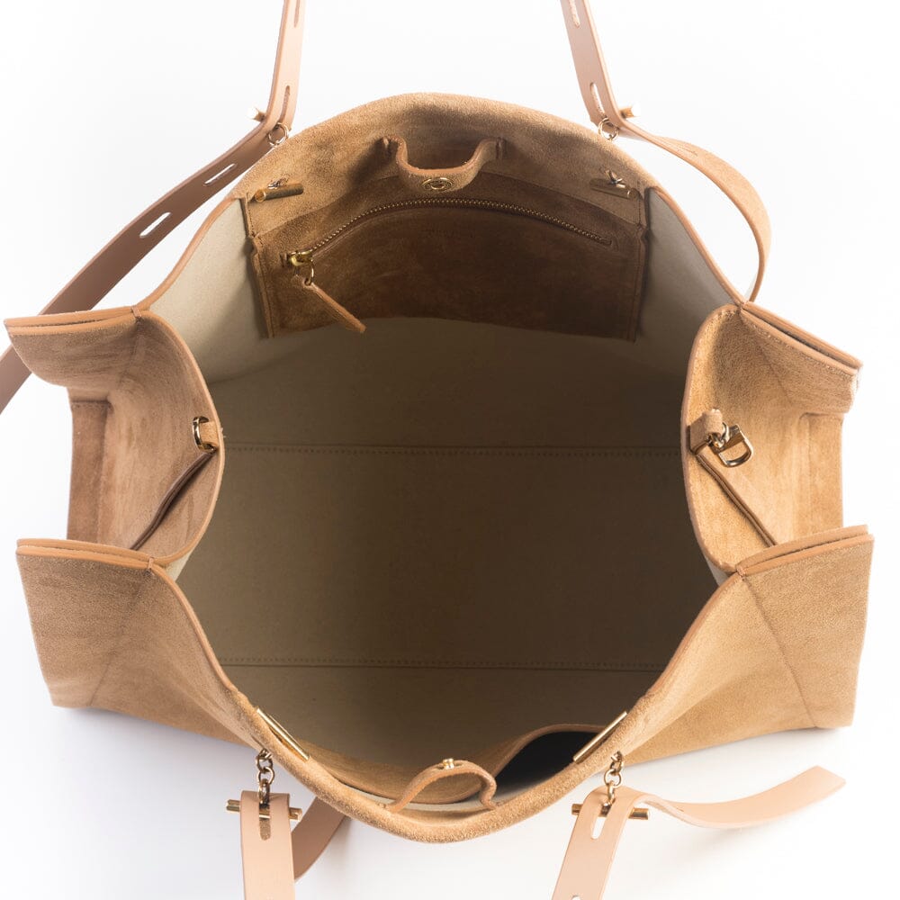 MINOBOSSI - Borsa a spalla - Paula - Camoscio Cuoio Borse MINOBOSSI