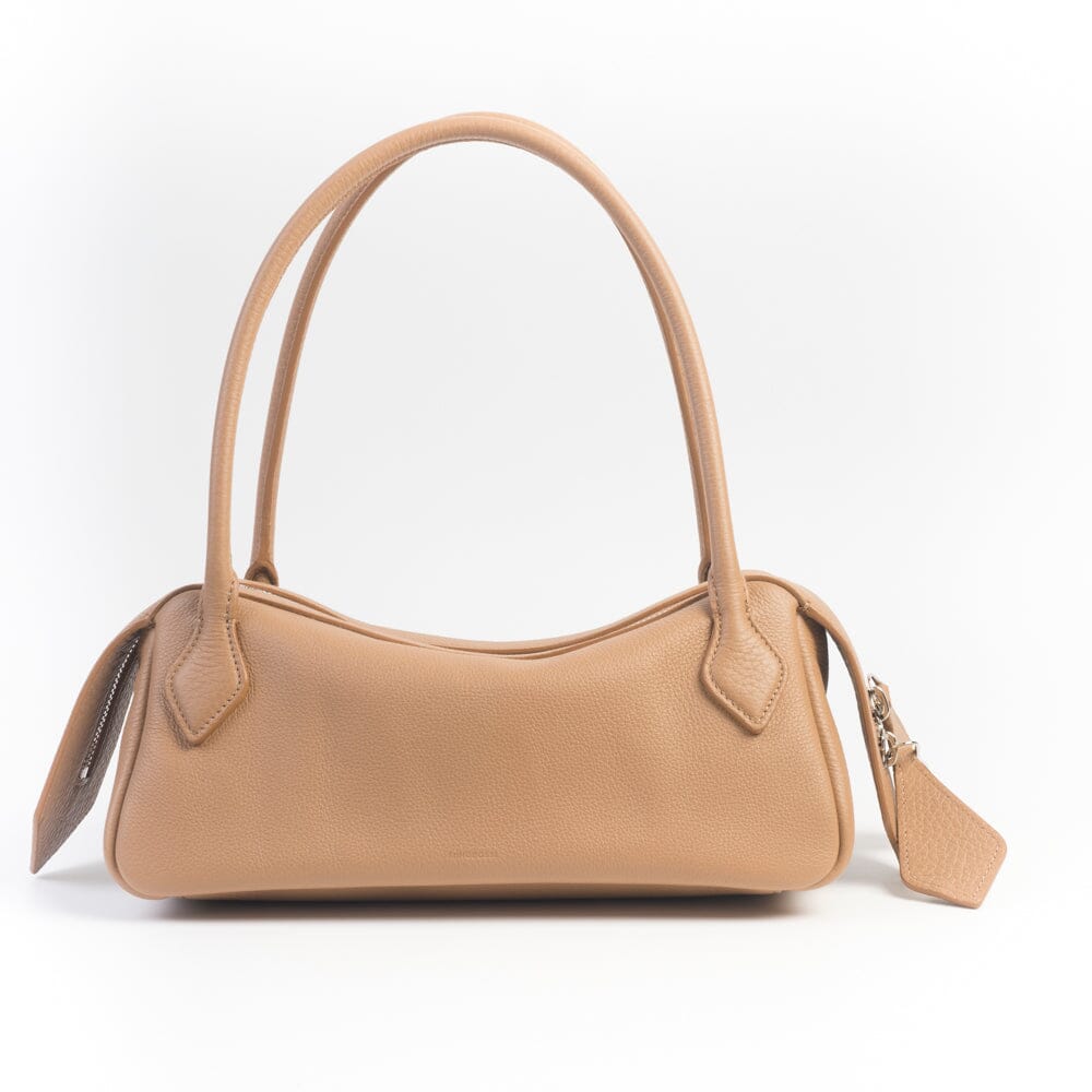 MINOBOSSI - Borsa a spalla - Anna - Pelle martellata Rose Gold Borse MINOBOSSI