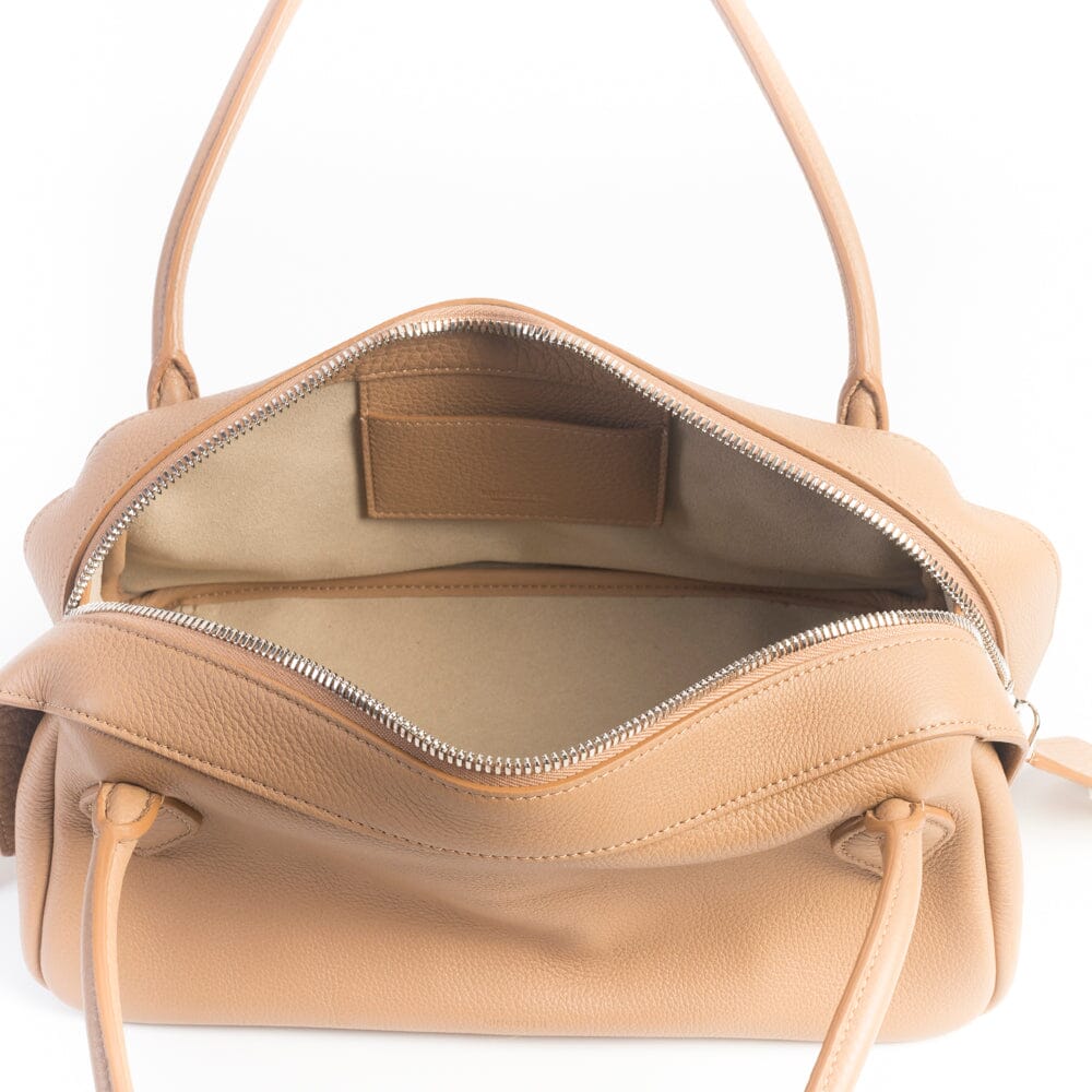 MINOBOSSI - Borsa a spalla - Anna - Pelle martellata Rose Gold Borse MINOBOSSI