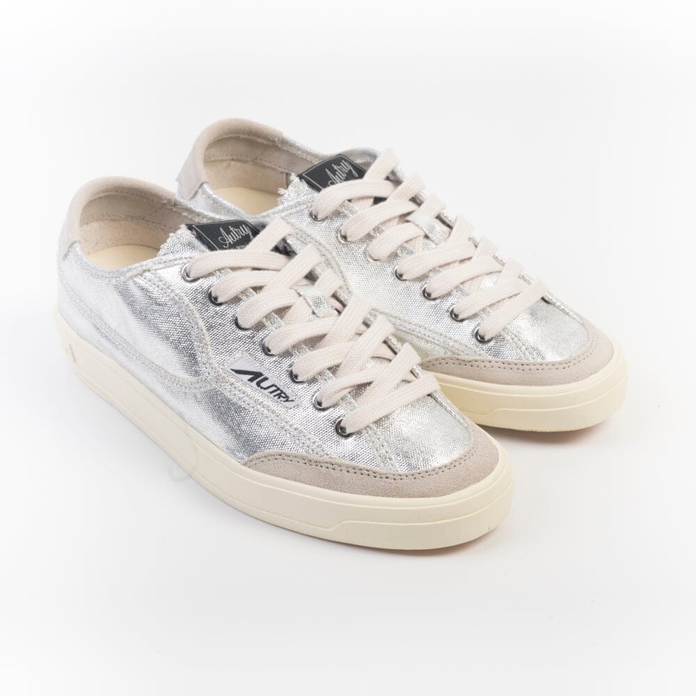 AUTRY - SCLW CU07 - Sneakers WINDSCAPE - Canvas Silver Scarpe Donna AUTRY - Collezione donna
