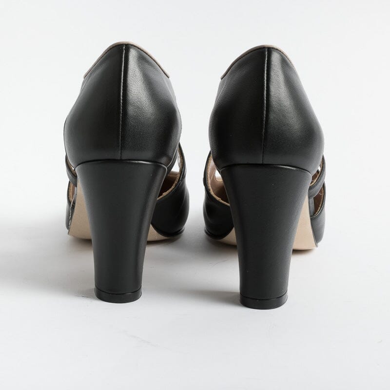 CHEVILLE - Decollete - Belen V - Vitello Nero Cocoon Scarpe Donna CHEVILLE