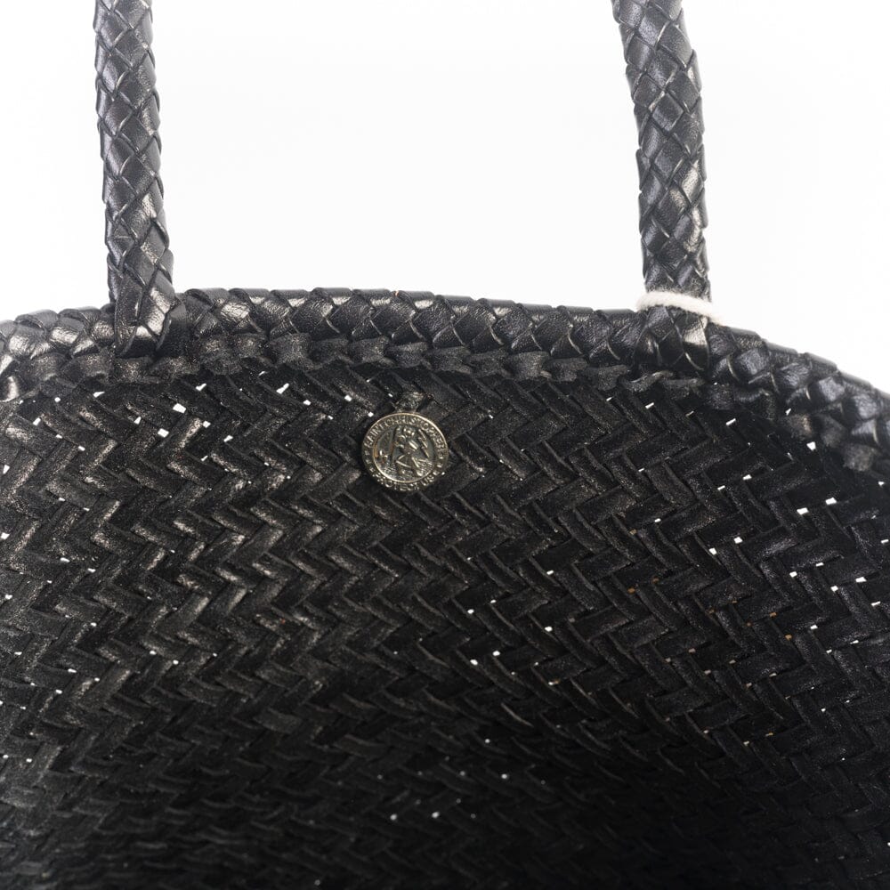DRAGON DIFFUSION - Borsa intrecciata - GRACE - 8813 - Nera DRAGON DIFFUSION