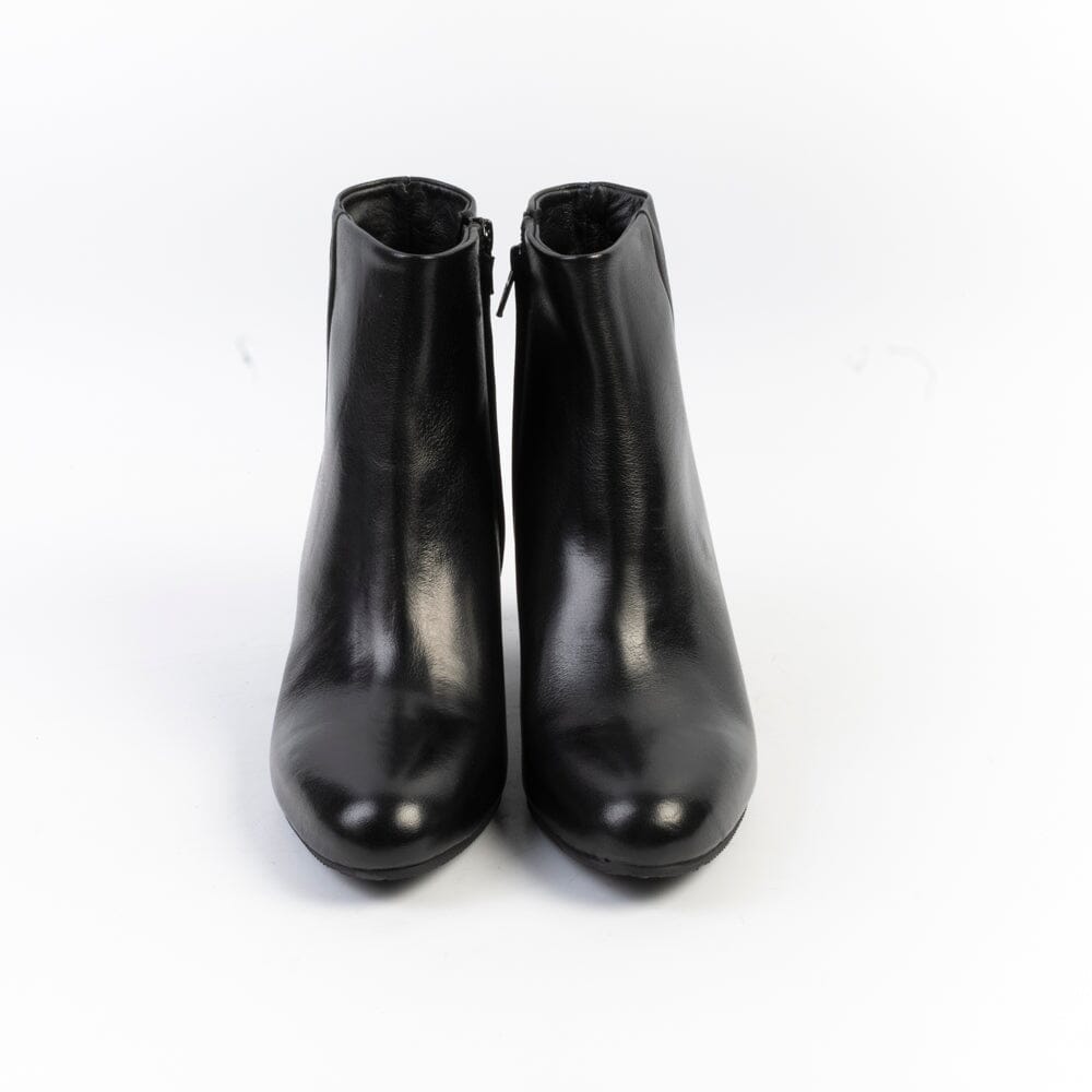 CAPPELLETTOSHOP - Stivaletto 501 - Pelle Nero Scarpe Donna CAPPELLETTO 1948
