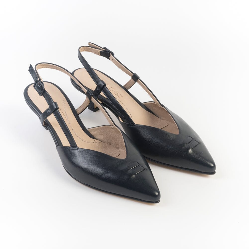 POMME D'OR - Sling Back 4991 - Blu Navy Scarpe Donna POMME D' OR