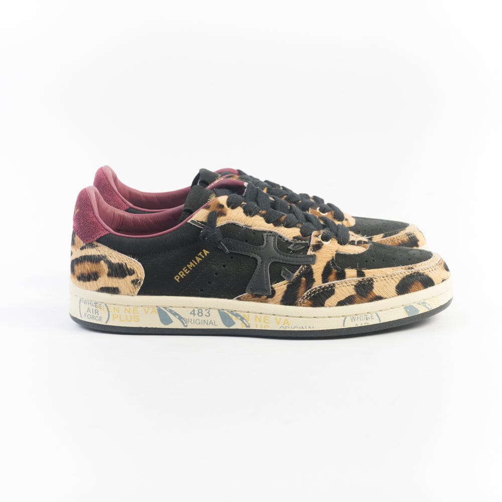 PREMIATA - Sneakers - BSK CLAY - 7665 - Nero Leopard Scarpe Donna Premiata