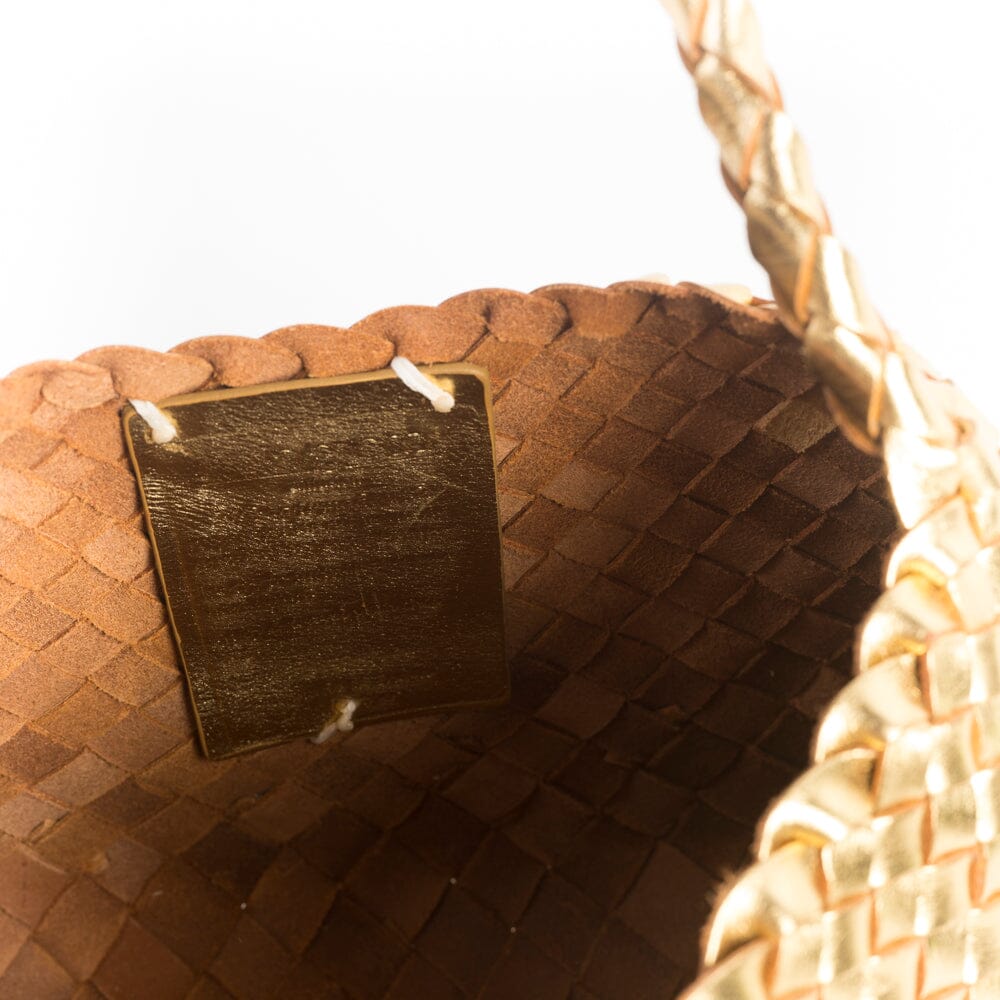 DRAGON DIFFUSION - Borsa a spalla - 8943 - Rosanna - Gold DRAGON DIFFUSION