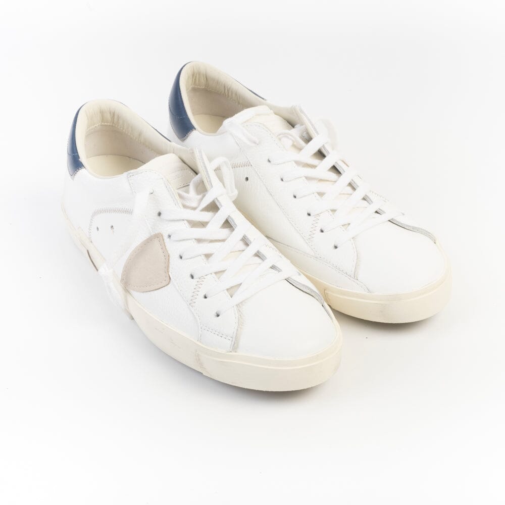 PHILIPPE MODEL - Sneakers - PRLU VZ03 - Bianco Blu Scarpe Uomo Philippe Model Paris