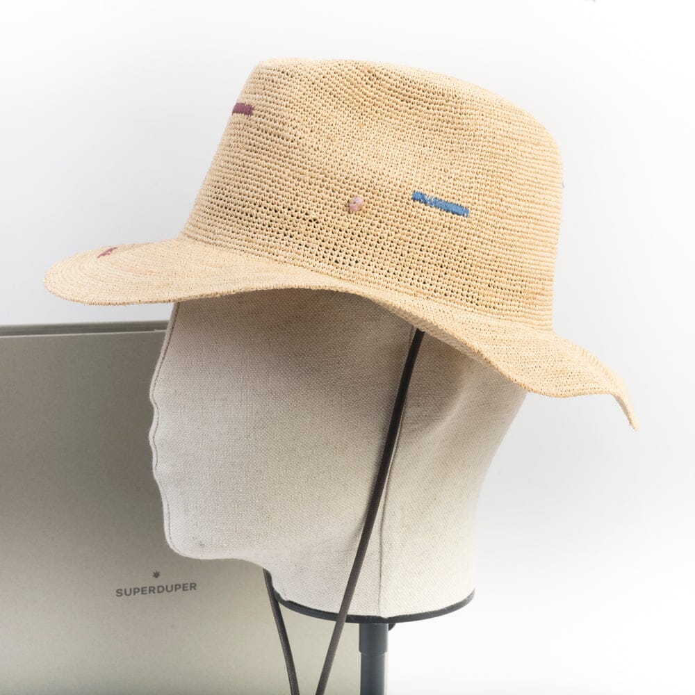 SUPER DUPER HATS - Wandermate - Rafia Crochet - Natural Accessori Donna SUPER DUPER HATS