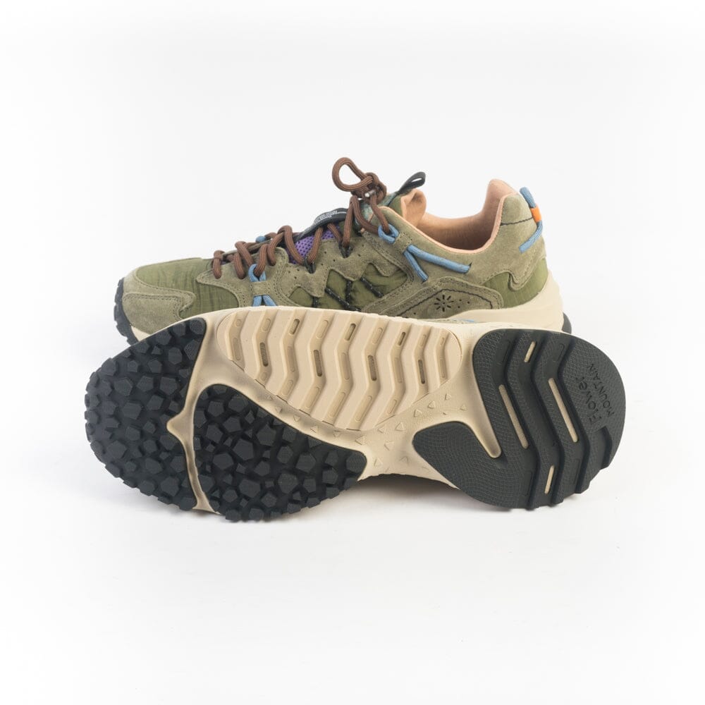 FLOWER MOUNTAIN - Sneakers - Yamabushi - 0B03 - Verde Scarpe Uomo FLOWER MOUNTAIN