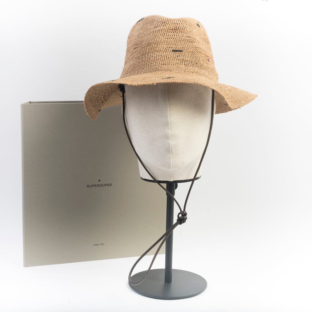 SUPER DUPER HATS - Wandermate - Rafia Crochet - 8371 - Nero Accessori Donna SUPER DUPER HATS