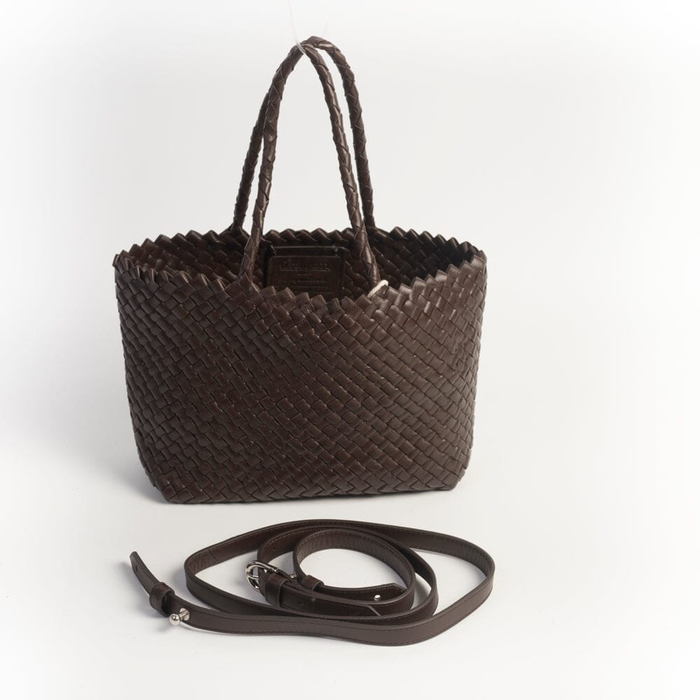 DRAGON DIFFUSION - Borsa a tracolla - Mini inside - 8158 - Dark Brown DRAGON DIFFUSION
