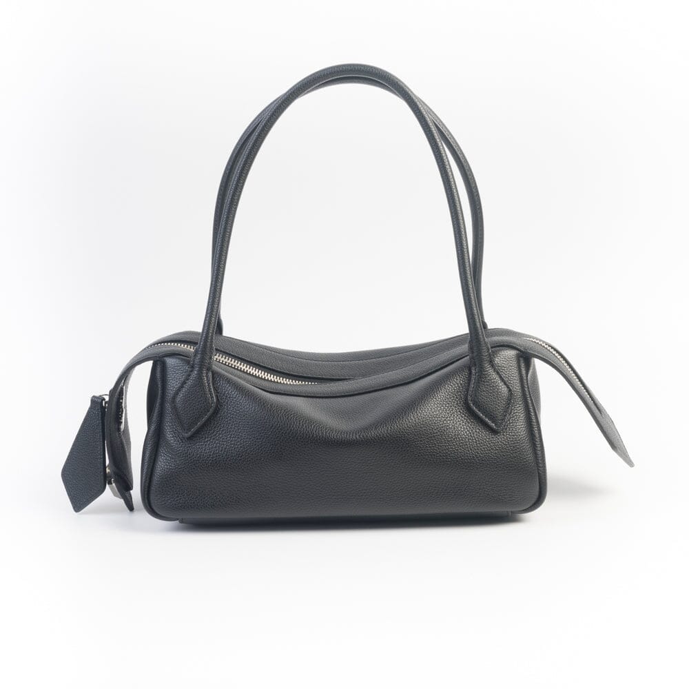 MINOBOSSI - Borsa a spalla - Anna - Pelle martellata Nero Borse MINOBOSSI