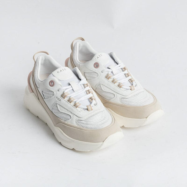 DATE - Sneakers - Fuga W301 - Bianco Beige Scarpe Donna DATE