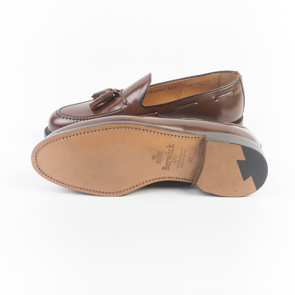 BERWICK 1707 - 8491 - Mocassino Nappine - Cordovan marrone chiaro Scarpe Uomo Berwick 1707