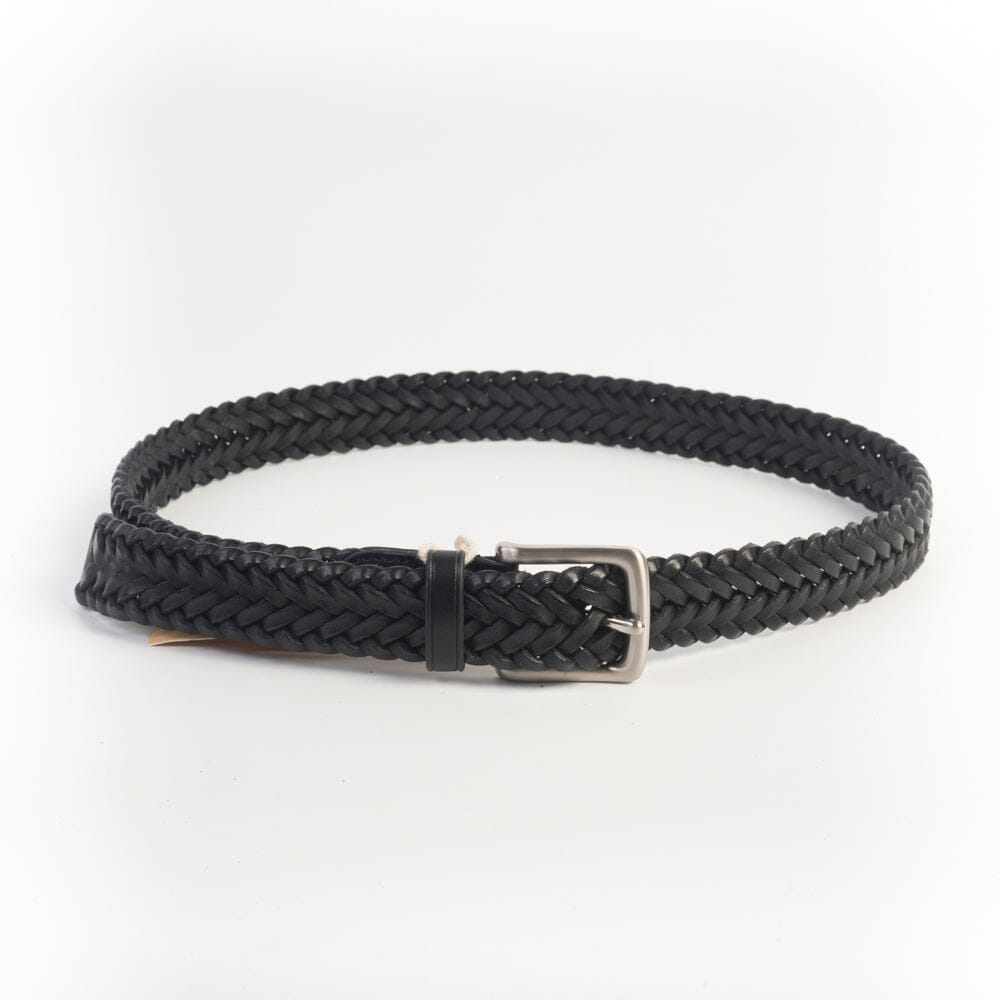 DRAGON DIFFUSION - Cintura intrecciata - 6030 - Polo Tip Nera Accessori Donna DRAGON DIFFUSION