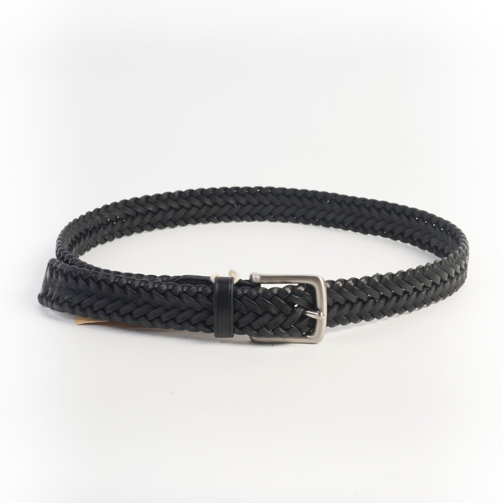 DRAGON DIFFUSION - Braided Belt - 6030 - Black Polo Tip