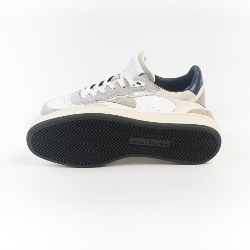 PHILIPPE MODEL - Sneakers - PGLU VD02 - Bianco Blu Scarpe Uomo Philippe Model Paris