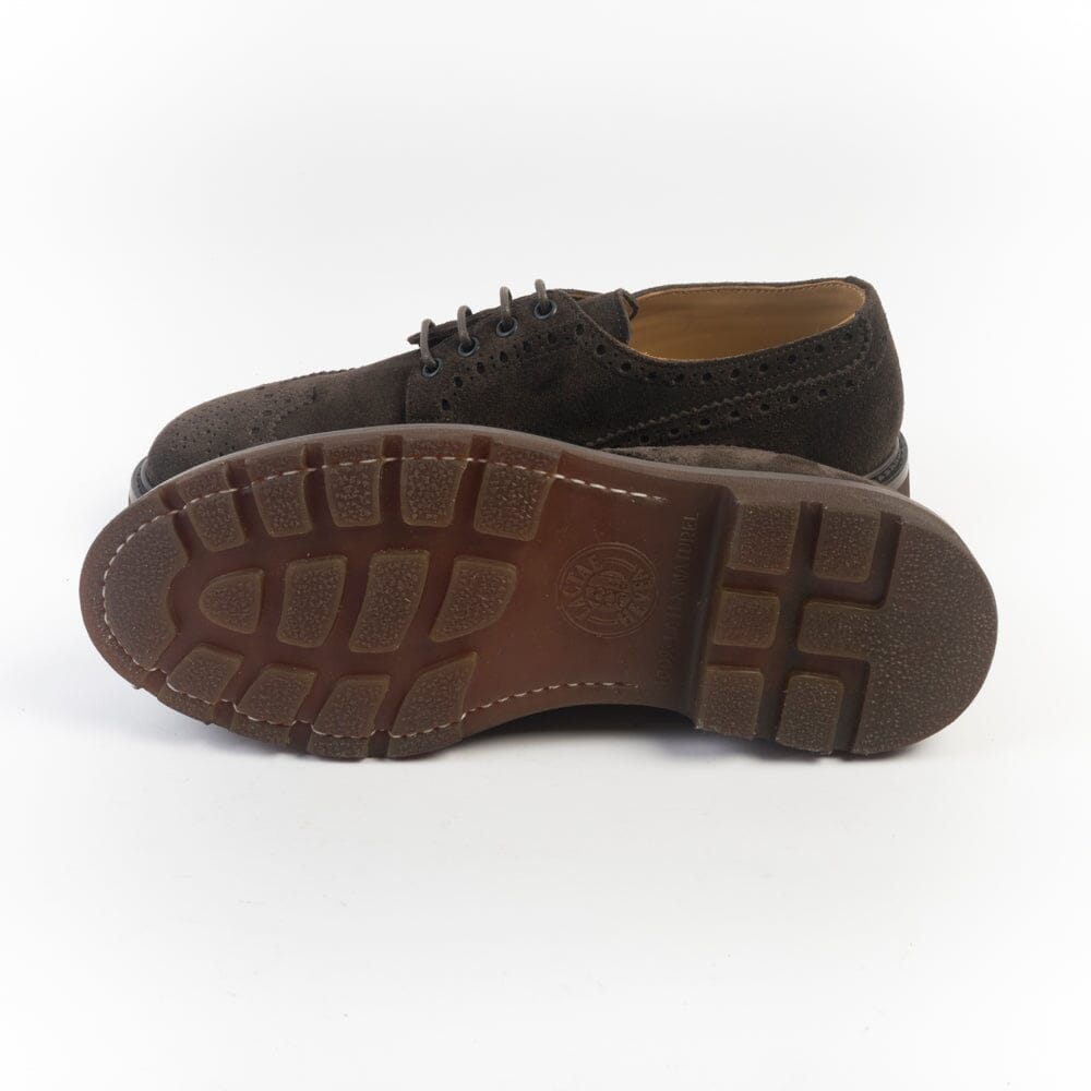 HENDERSON - Derby Duilio - George - Camoscio Modica Testa di Moro Scarpe Uomo HENDERSON