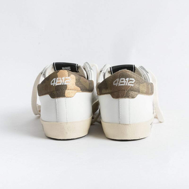 4B12 - Sneakers - Suprime DBS110 - Bianco Glitter Scarpe Donna 4B12