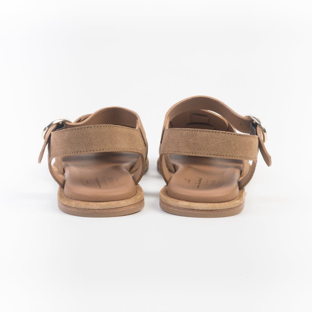 JUAN LACARCEL - Sandalo ragnetto - X2565 - Camoscio Cuoio Scarpe Donna JUAN LACARCEL - Collezione Donna