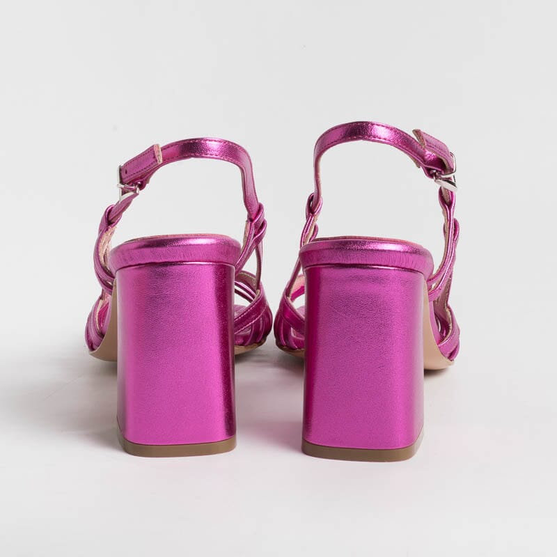 ANNA F. - Sandalo - 3623 - Laminato Fucsia Scarpe Donna Anna F.