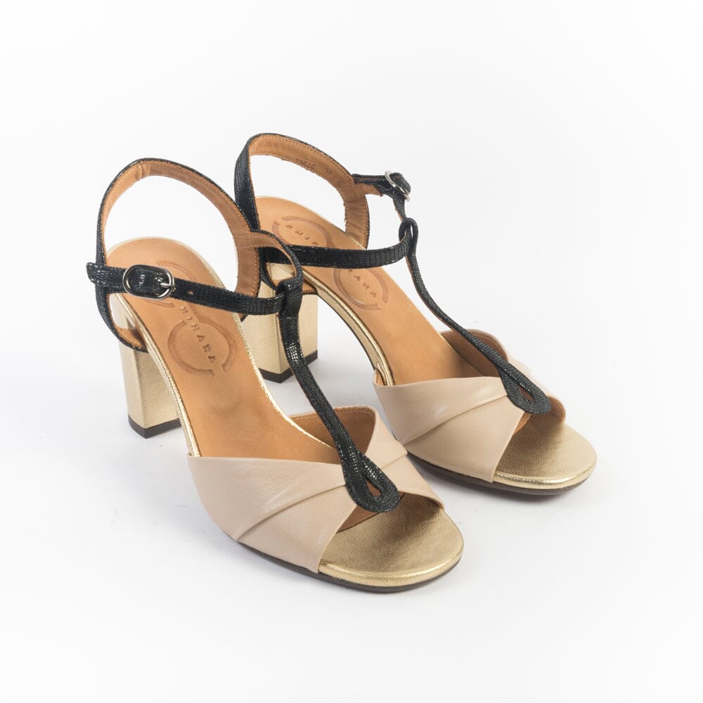 CHIE MIHARA Sandali con Tacco Biagio 46 Nudo Platino